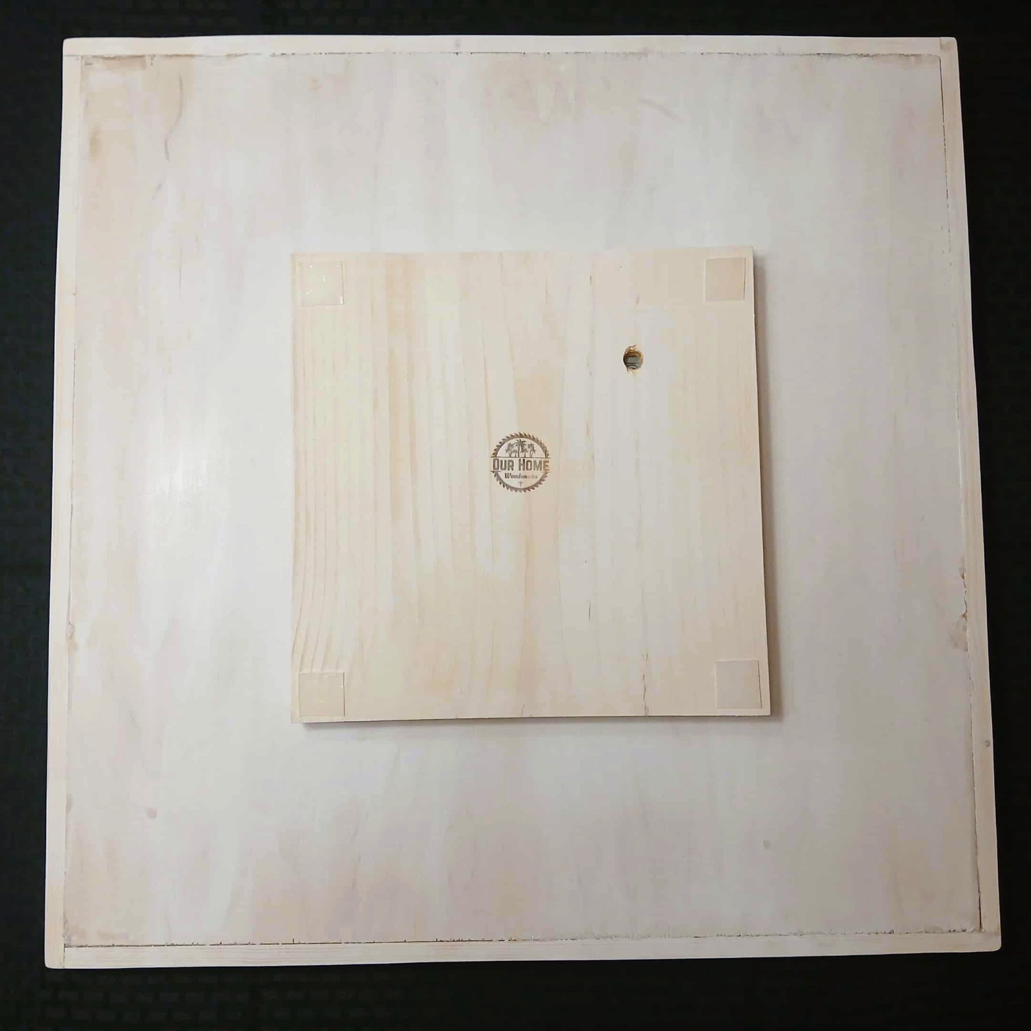 23-Inch Solid Wood Lazy Susan – Extra Large Turntable for Game Boards, Puzzles & Tabletop Activities